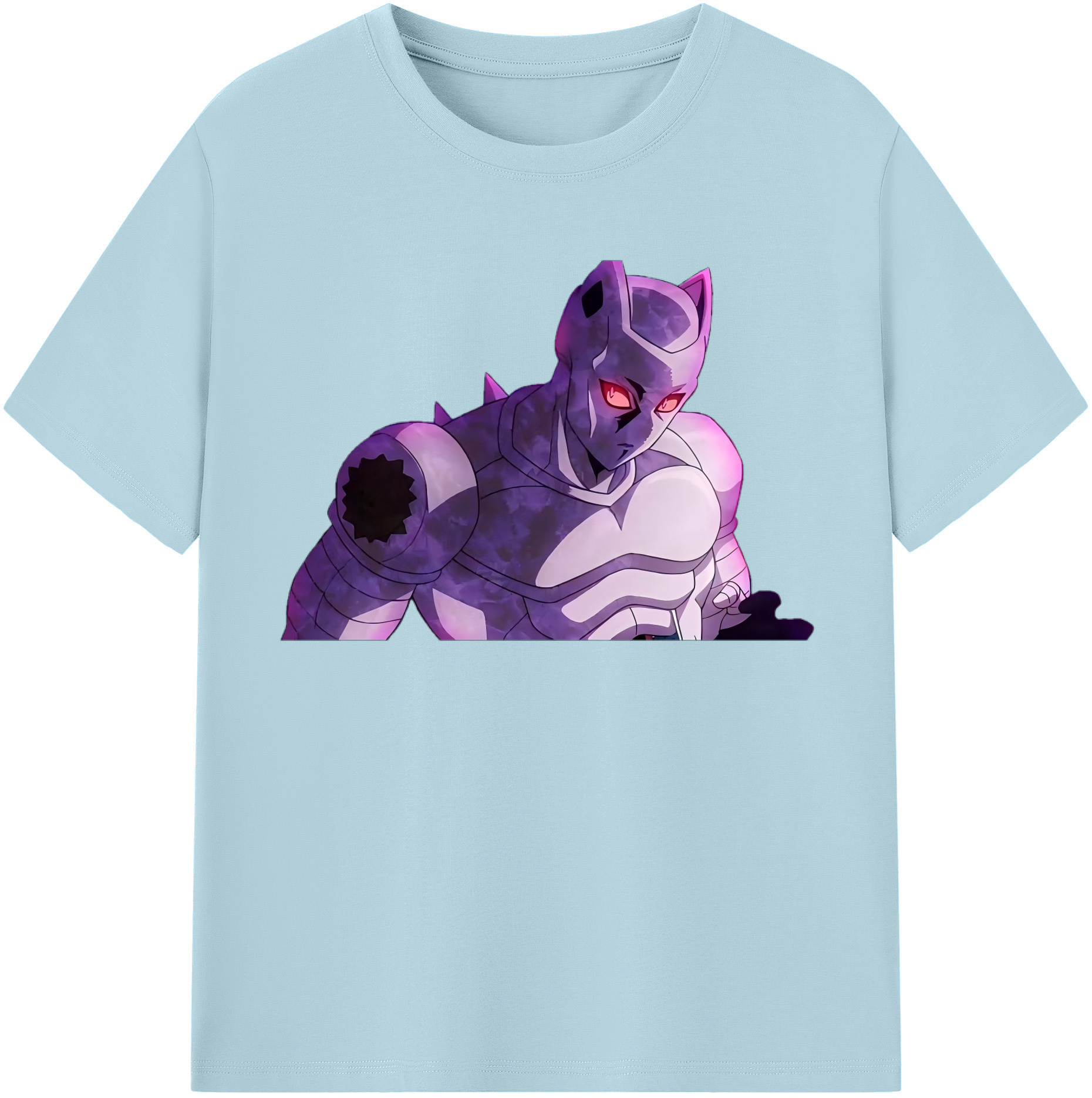 （画像用） ジョジョの奇妙な冒険 きら よしかげ JoJo's Bizarre Adventure Kira Yoshikage 綿100％半袖Tシャツ（フロントプリント）